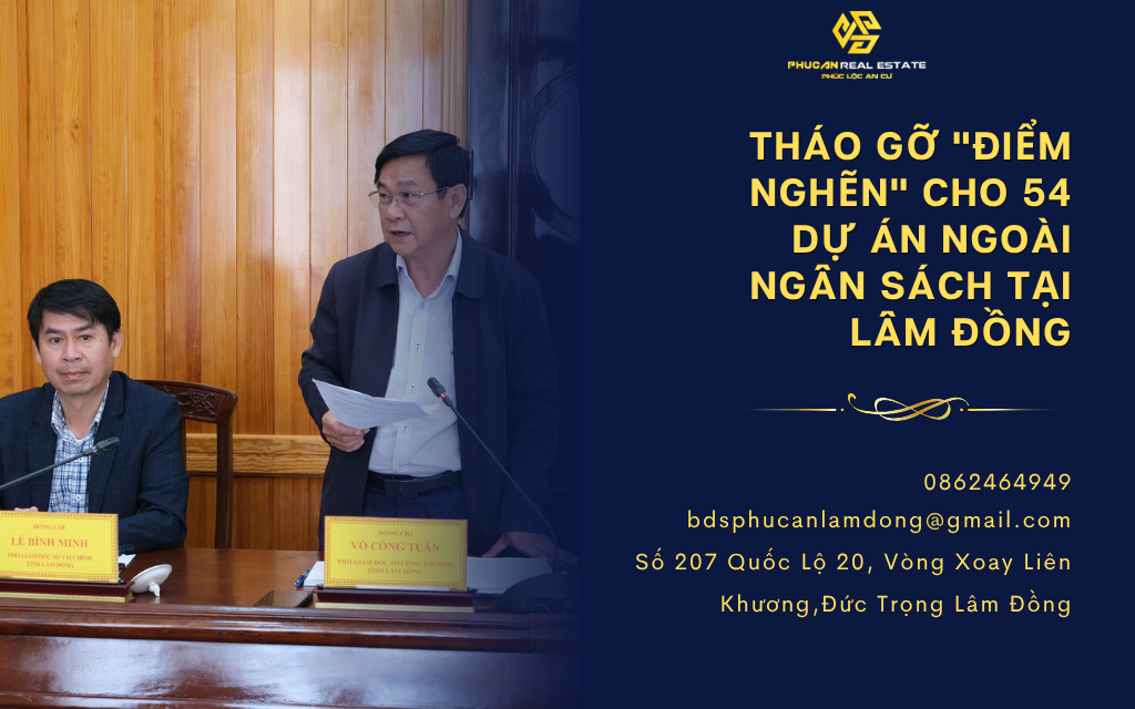 Tháo gỡ "điểm nghẽn" cho 54 dự án ngoài ngân sách tại Lâm Đồng