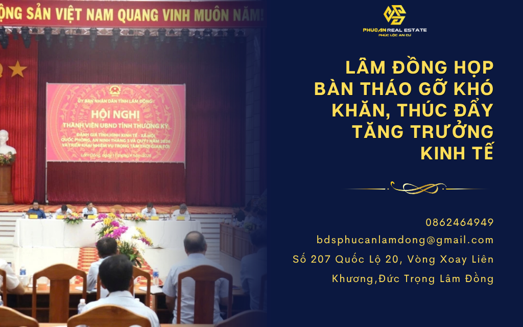 Lâm Đồng họp bàn tháo gỡ khó khăn, thúc đẩy tăng trưởng kinh tế