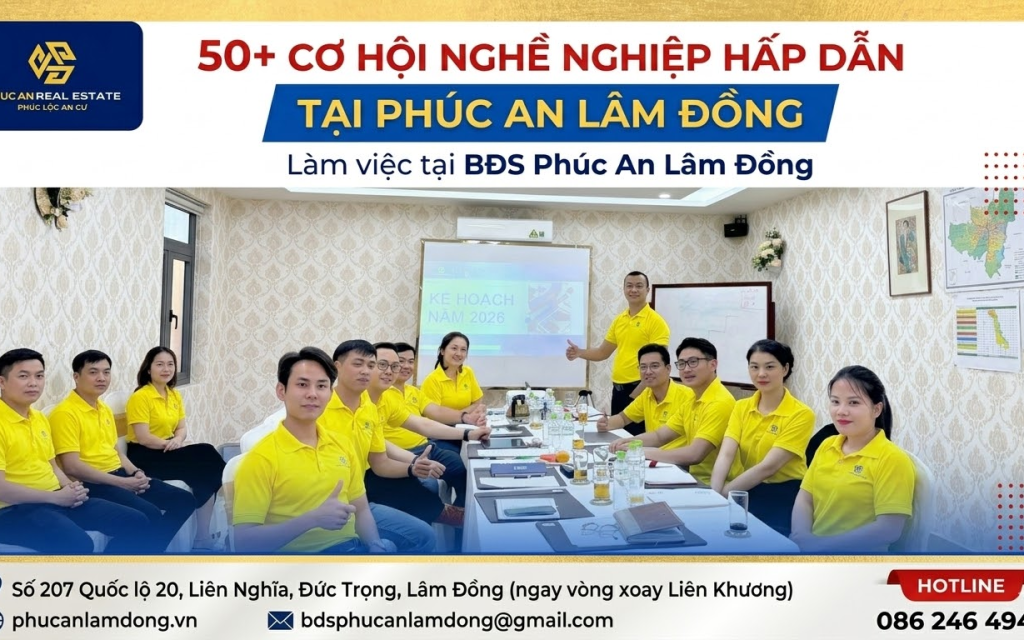 TUYỂN DỤNG 50 NHÂN VIÊN SALE BẤT ĐỘNG SẢN