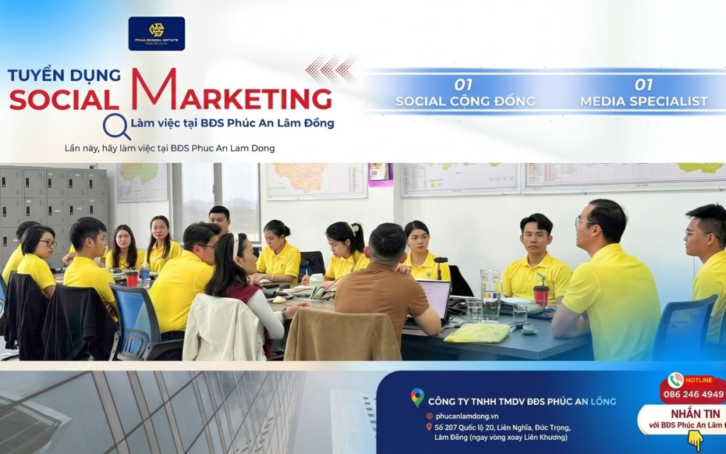 TUYỂN DỤNG SOCIAL COMMUNITY & MEDIA SPECIALIST