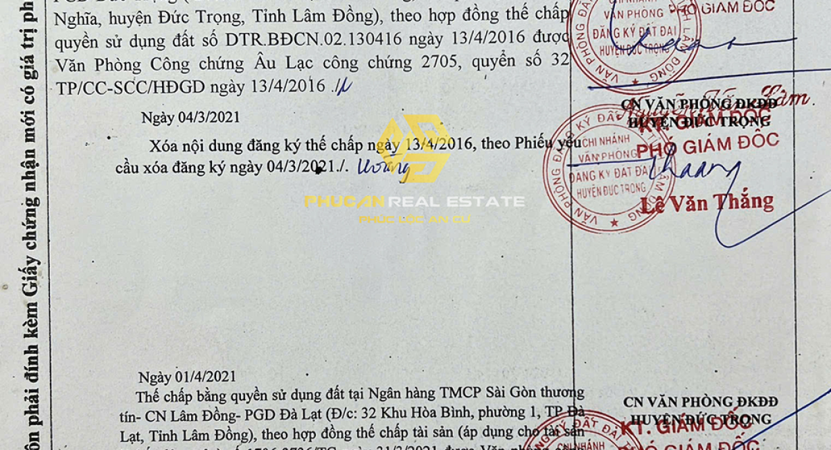 ĐẤT NỀN THỔ CƯ NGHĨA HIỆP - ĐỨC TRỌNG