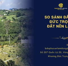 So sánh đất nền Đức Trọng và đất nền Lâm Hà: Đâu là lựa chọn sinh lời tốt hơn?