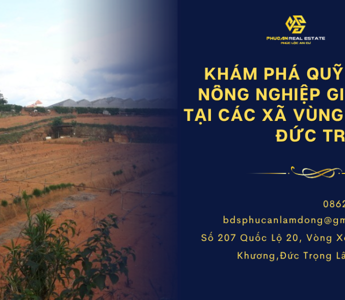 Khám phá quỹ đất nông nghiệp giá rẻ tại các xã vùng ven Đức Trọng