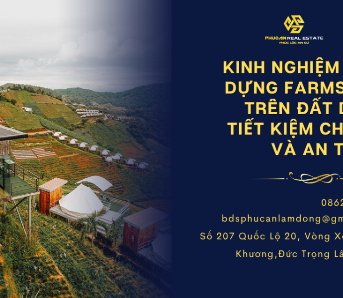 Kinh nghiệm xây dựng Farmstay trên đất dốc: Tiết kiệm chi phí và an toàn