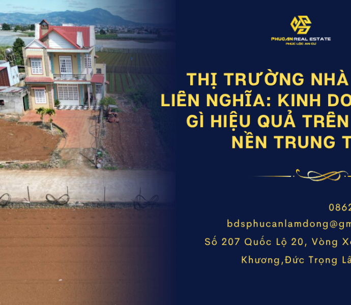Thị trường nhà đất Liên Nghĩa: Kinh doanh gì hiệu quả trên đất nền trung tâm?