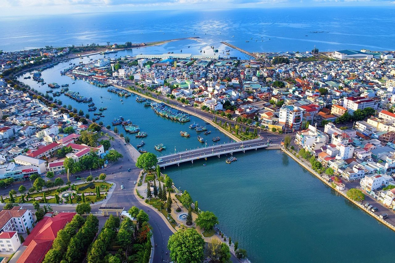 Một góc Lâm Đồng Biển xanh nhìn từ trên cao. Ảnh IT