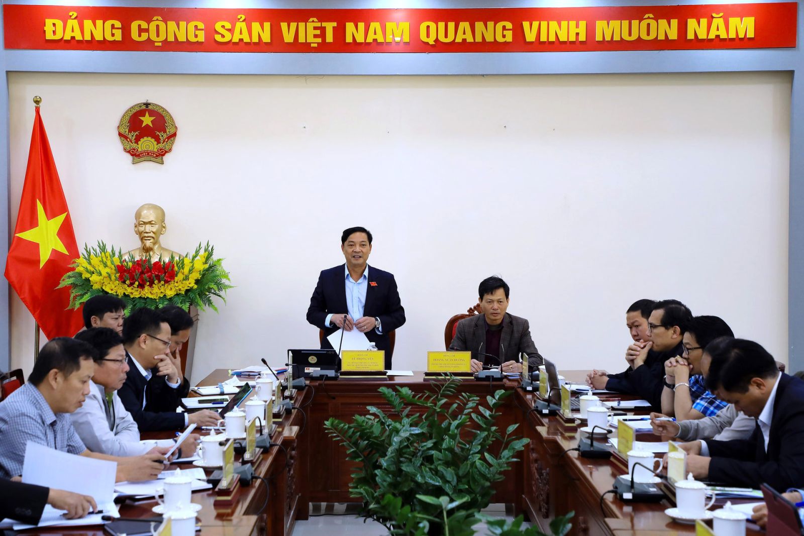 Phó Chủ tịch Thường trực UBND tỉnh Lâm Đồng Lê Trọng Yên chủ trì cuộc họp tháo gỡ vướng mắc lĩnh vực đất đai khu vực Lâm Hà và Đà Lạt
