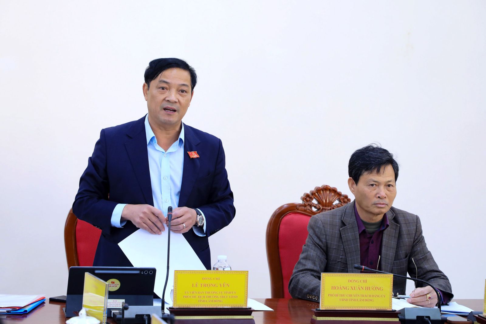 Phó Chủ tịch Thường trực UBND tỉnh Lâm Đồng Lê Trọng Yên yêu cầu các đơn vị, địa phương tập trung tháo gỡ khó khăn, khơi thông nguồn lực đất đai