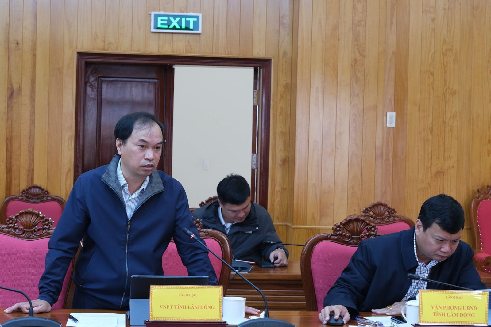 Đại diện VNPT Lâm Đồng nêu ý kiến