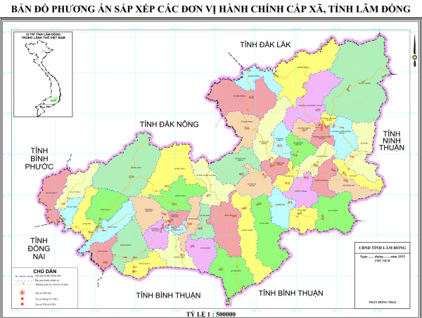 Bản Đồ Phương Án Sắp Xếp Đơn Vị Hành Chính Cấp Xã